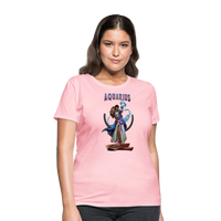 Thumbnail for Women's Astral Aquarius T-Shirt - pink