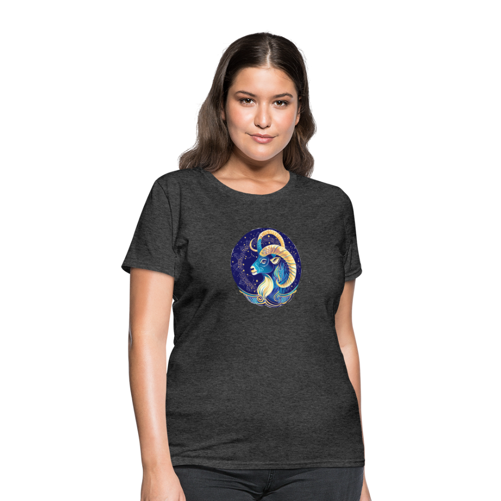 Women's Mythical Capricorn T-Shirt - heather black