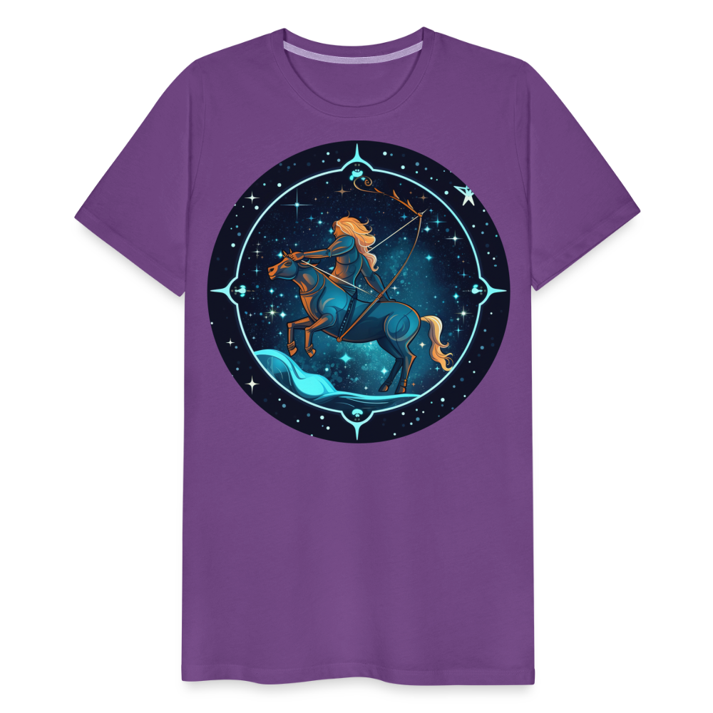 Men's Magic Sagittarius Premium T-Shirt - purple