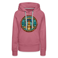 Thumbnail for Women’s Mosaic Libra Premium Hoodie - mauve