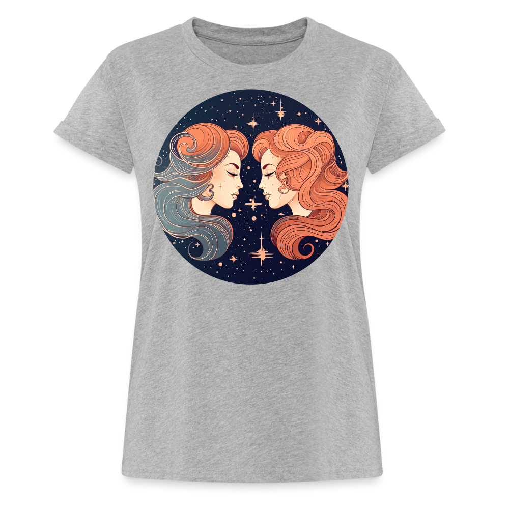 Women's Mystic Gemini Relaxed Fit T-Shirt - heather gray