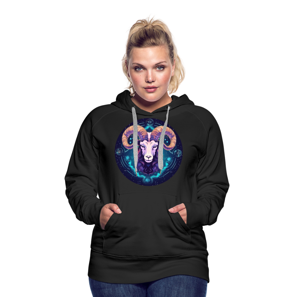 Women’s Magic Capricorn Premium Hoodie - black