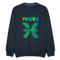 Thumbnail for Men's Power Words Pisces Premium Sweatshirt - navy