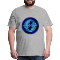 Thumbnail for Men's Pisces Premium T-Shirt - heather gray