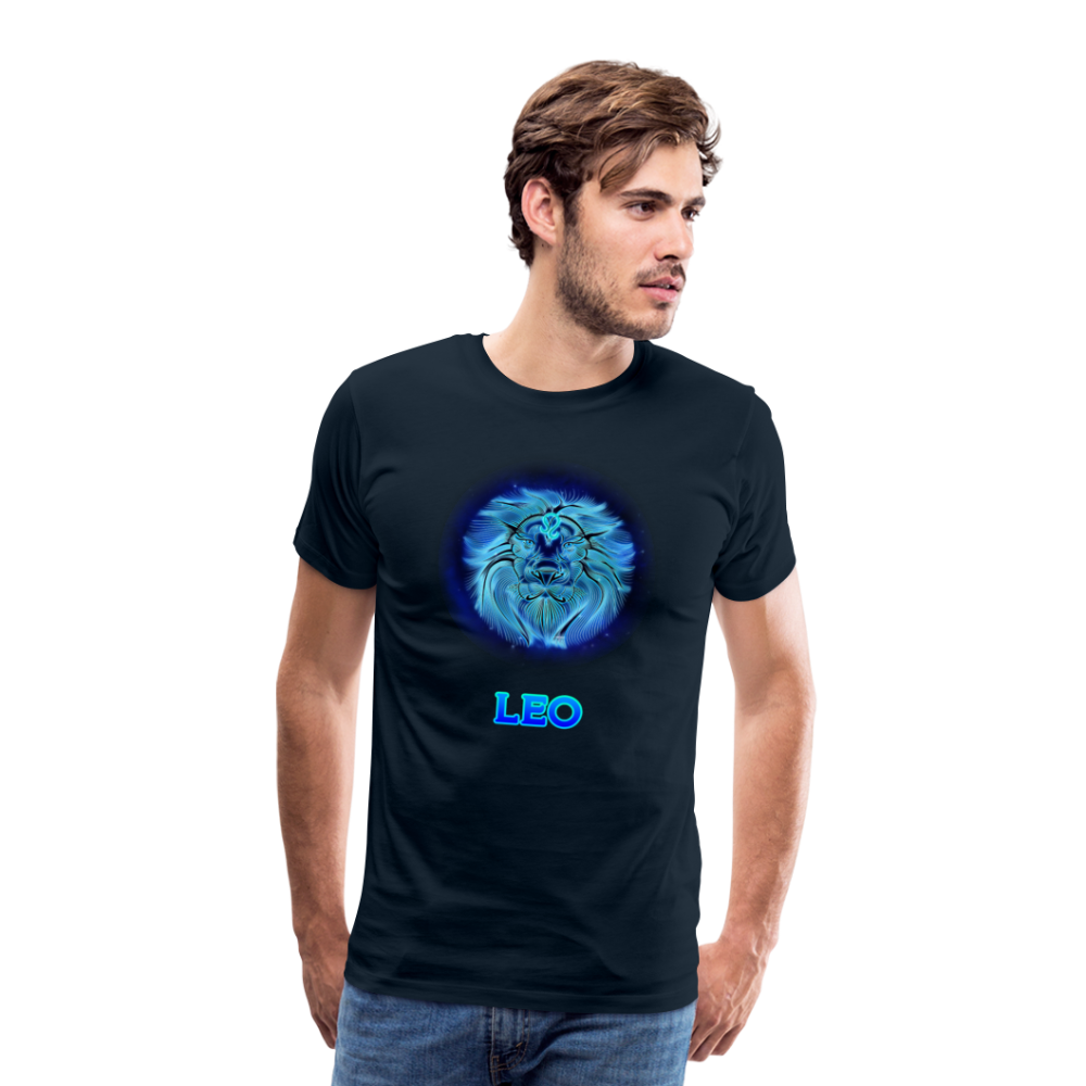 Men's Leo Premium T-Shirt - deep navy