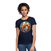 Thumbnail for Women's Symbol Pisces T-Shirt - navy