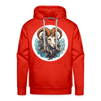 Thumbnail for Men’s Symbol Capricorn Premium Hoodie - red