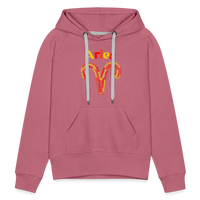 Thumbnail for Women's Power Words Aries Premium Hoodie - mauve