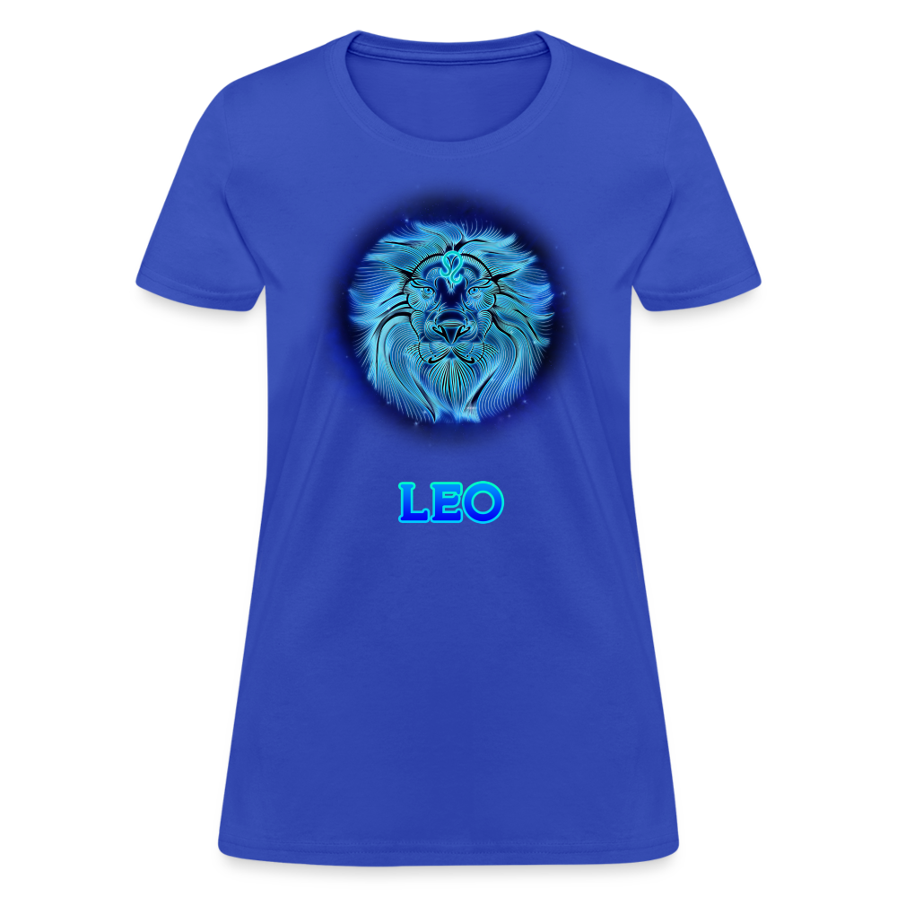 Women's Stellar Leo T-Shirt - royal blue