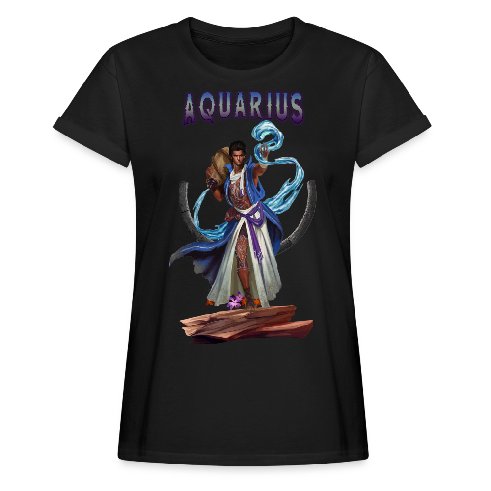 Women's Astral Aquarius Relaxed Fit T-Shirt - black