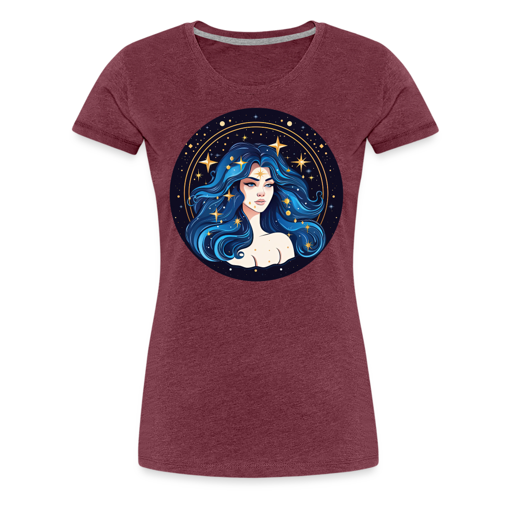 Women’s Magic Virgo Premium T-Shirt - heather burgundy