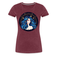 Thumbnail for Women’s Magic Virgo Premium T-Shirt - heather burgundy