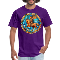 Thumbnail for Men's Mosaic Sagittarius Classic T-Shirt - purple