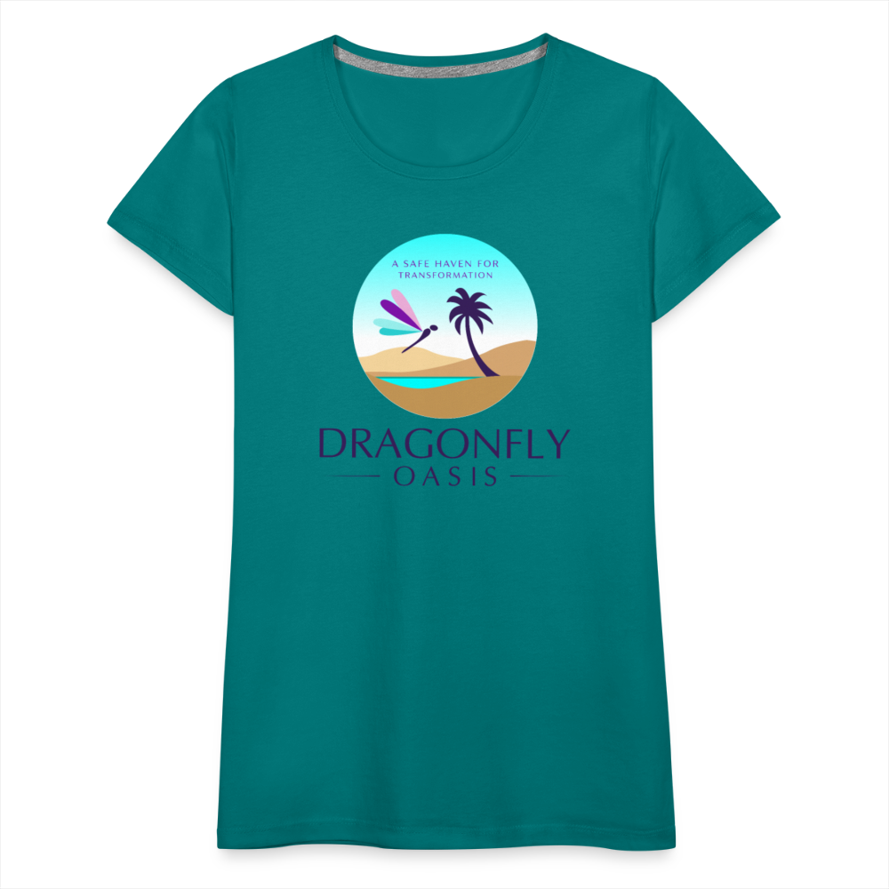 Women's Dragonfly Oasis V.1 Premium T-Shirt - teal