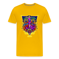 Thumbnail for Men's Psychedelic Premium T-Shirt - sun yellow