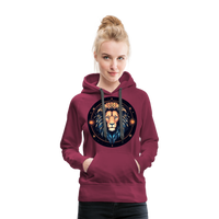 Thumbnail for Women’s Magic Leo Premium Hoodie - burgundy