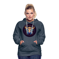 Thumbnail for Women’s Magic Taurus Premium Hoodie - heather denim