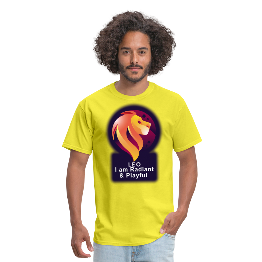 Men's Glow Leo Classic T-Shirt - yellow