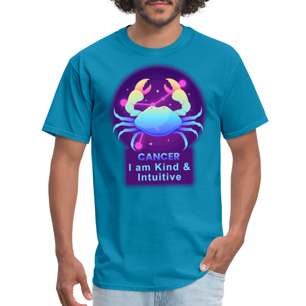 Men's Neon Cancer Classic T-Shirt - turquoise