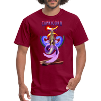 Thumbnail for Men's Astral Capricorn Classic T-Shirt - burgundy