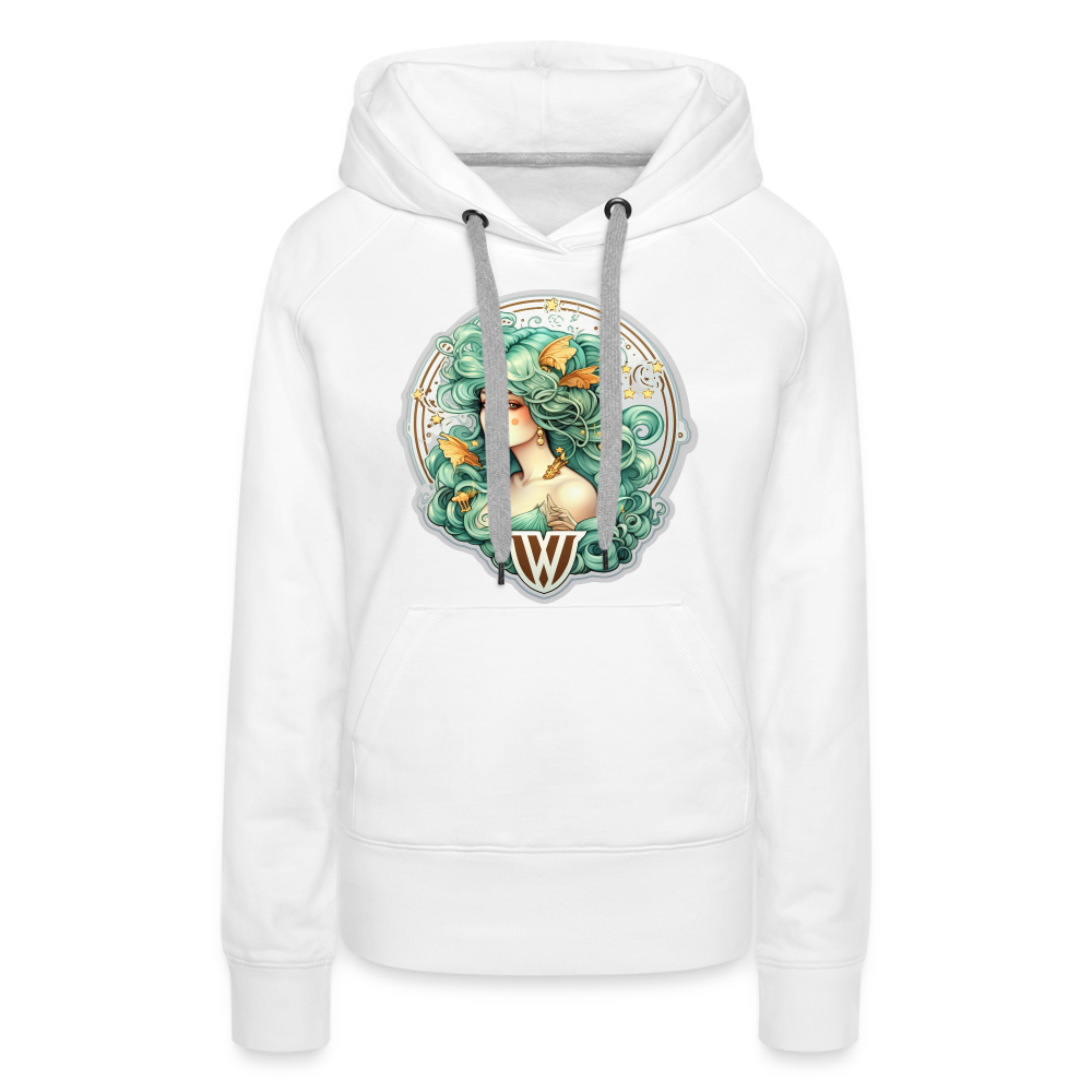 Women’s Symbol Virgo Premium Hoodie - white