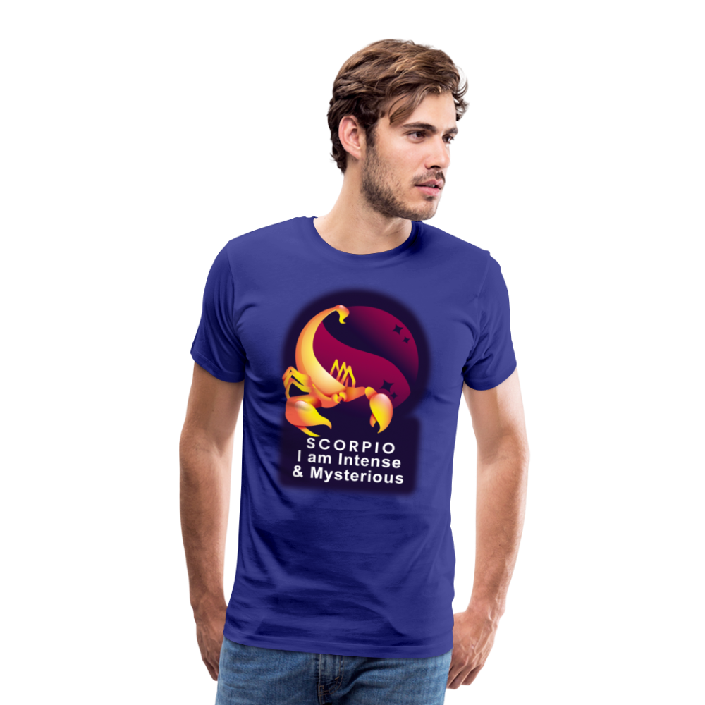 Men's Glow Scorpio Premium T-Shirt - royal blue