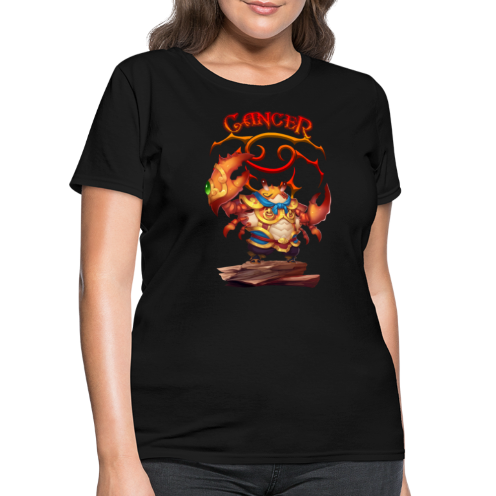 Women's Astral Cancer T-Shirt - black