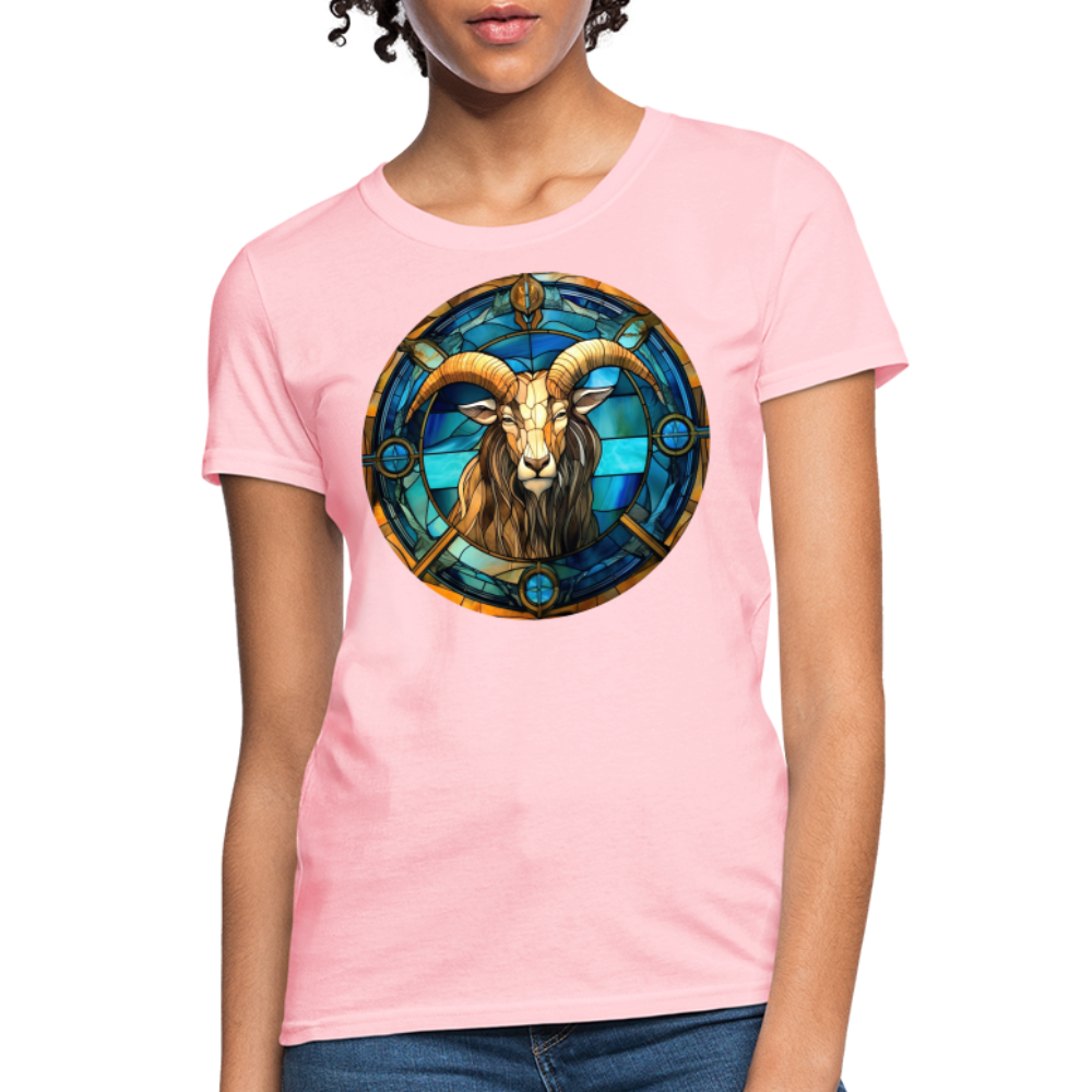 Women's Mosaic Capricorn T-Shirt - pink