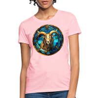 Thumbnail for Women's Mosaic Capricorn T-Shirt - pink