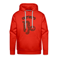 Thumbnail for Men's Power Words Capricorn Premium Hoodie - red