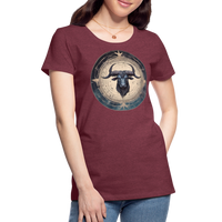 Thumbnail for Women’s Mythical Taurus Premium T-Shirt - heather burgundy