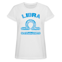 Thumbnail for Women's Power Words Libra Relaxed Fit T-Shirt - white