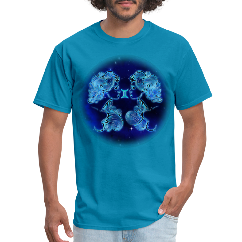 Men's Stellar Gemini Classic T-Shirt - turquoise