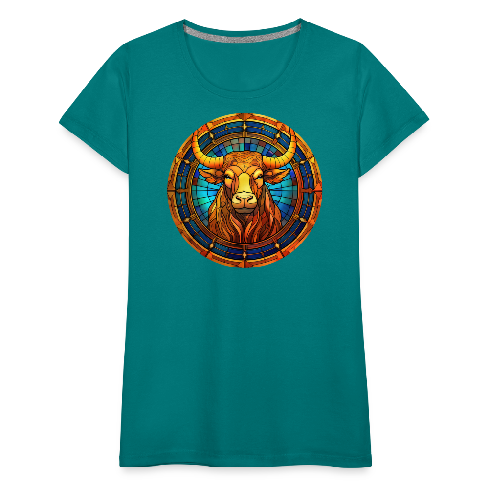 Women’s Mosaic Taurus Premium T-Shirt - teal