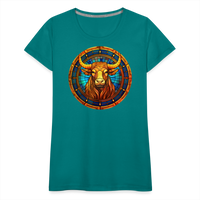 Thumbnail for Women’s Mosaic Taurus Premium T-Shirt - teal