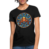 Thumbnail for Women's Mosaic Cancer T-Shirt - black