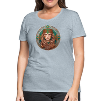 Thumbnail for Women’s Mythical Virgo Premium T-Shirt - heather ice blue