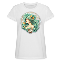 Thumbnail for Women's Symbol Virgo Relaxed Fit T-Shirt - white