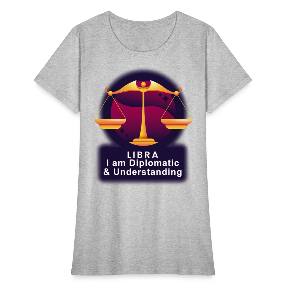 Women's Glow Libra T-Shirt - heather gray