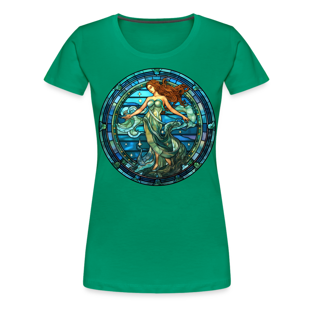 Women’s Mosaic Aquarius Premium T-Shirt - kelly green