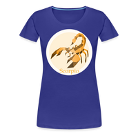 Thumbnail for Women’s Mosaic Scorpio Premium T-Shirt - royal blue