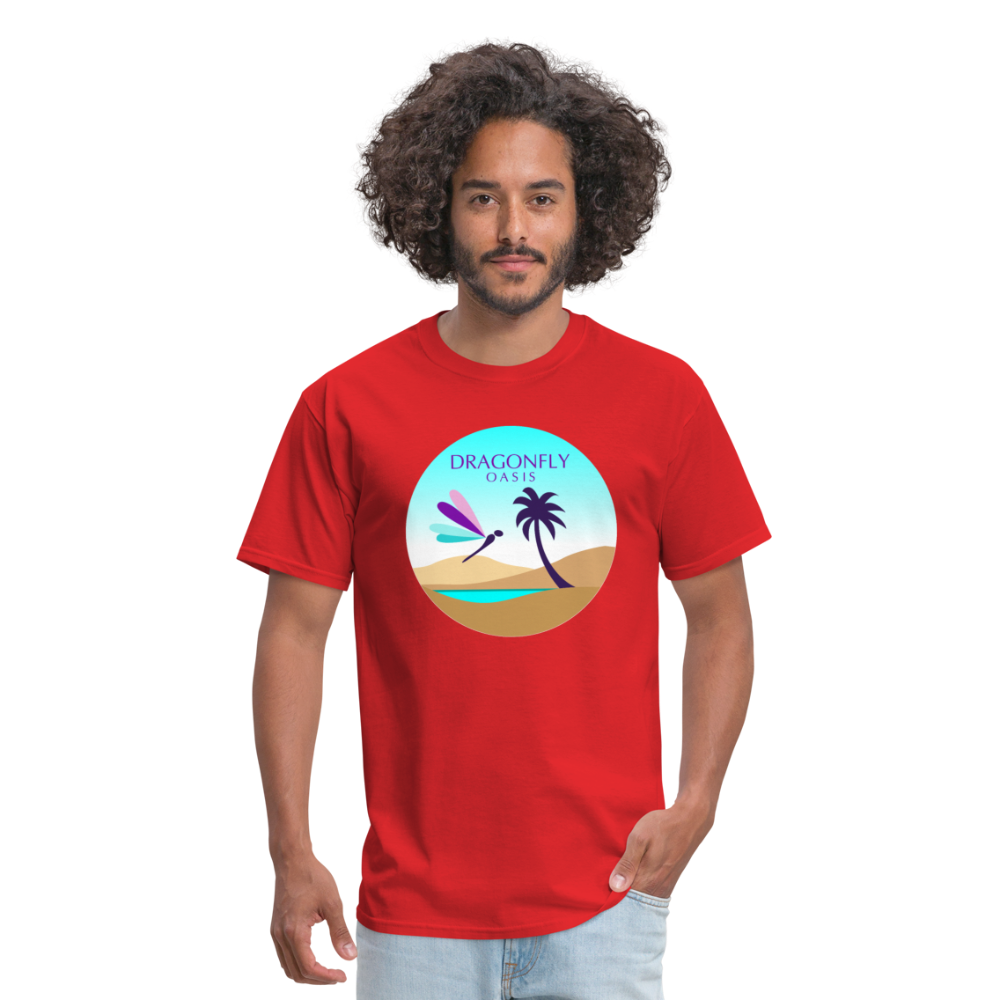 Men's Dragonfly 2nd Logo Classic T-Shirt - red