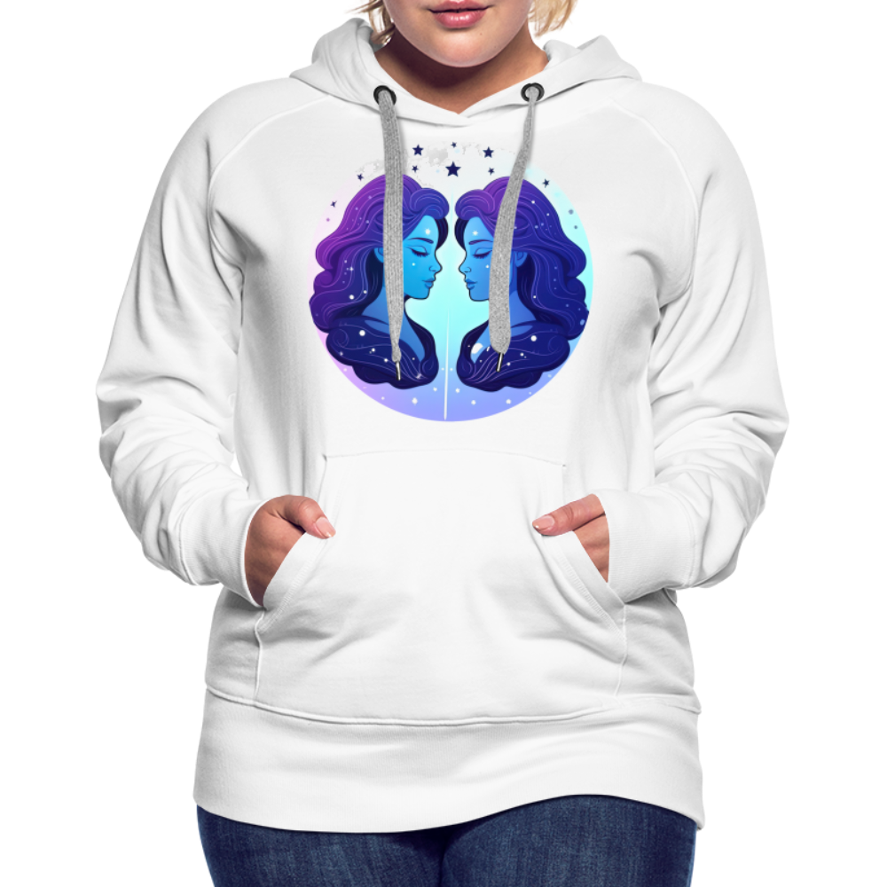 Women’s Magic Gemini Premium Hoodie - white