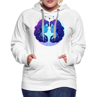 Thumbnail for Women’s Magic Gemini Premium Hoodie - white