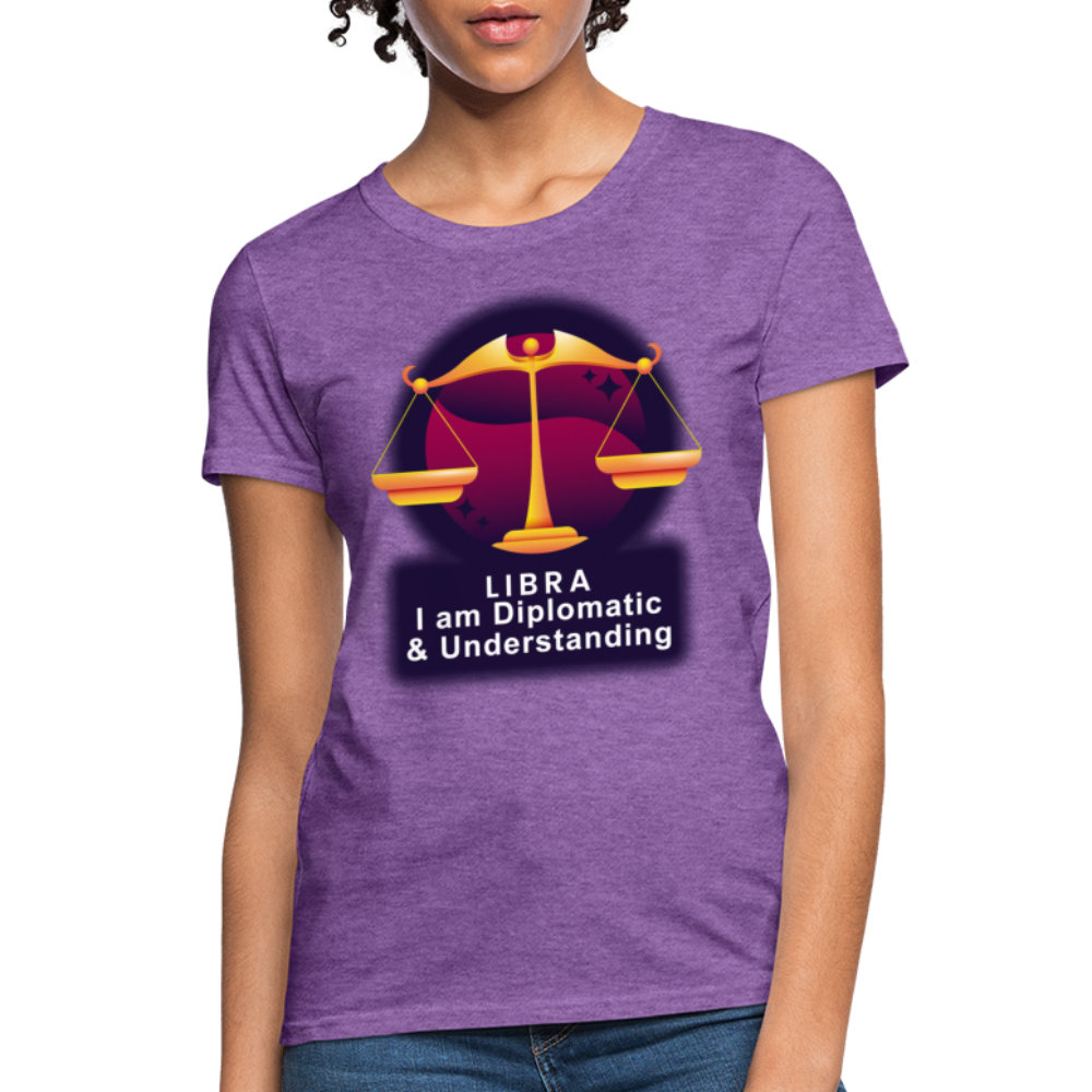 Women's Glow Libra T-Shirt - purple heather