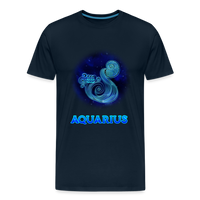 Thumbnail for Men's Aquarius Premium T-Shirt - deep navy