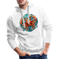 Thumbnail for Men’s Symbol Cancer Premium Hoodie - white