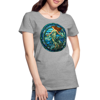 Thumbnail for Women’s Mosaic Aquarius Premium T-Shirt - heather gray