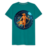 Thumbnail for Men's Mythical Sagittarius Premium T-Shirt - teal