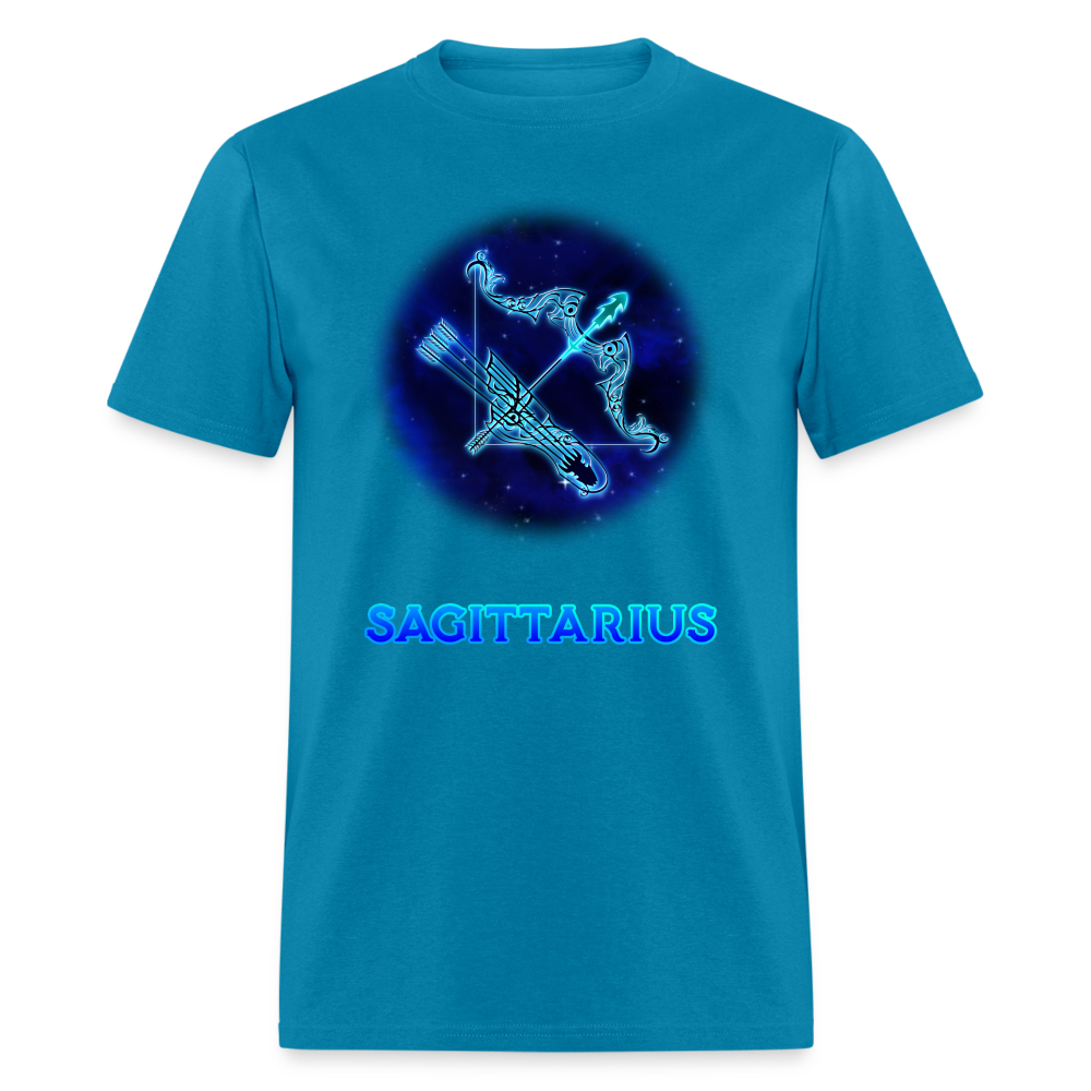 Men's Stellar Sagittarius Classic T-Shirt - turquoise